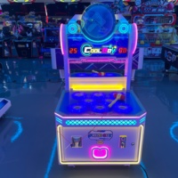 Machine de jeu d'arcade commerciale Whack-a-Mole à deux joueurs, à monnayeur, pour enfants, avec récompenses à frapper, pour centre commercial