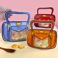 Sacs d'emballage en forme spéciale de fruits secs de bonbons en plastique de vente chaude de Biscuits sac d'emballage alimentaire pour collation avec fermeture éclair