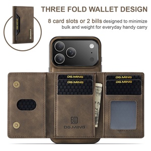 Étui <span class=keywords><strong>portefeuille</strong></span> magnétique 2-en-1 en cuir pour <span class=keywords><strong>iPhone</strong></span> 17 <span class=keywords><strong>Pro</strong></span> Max <span class=keywords><strong>14</strong></span> 15 16 Plus 17 Air avec porte-cartes, support et protection antichoc - Product Image 6