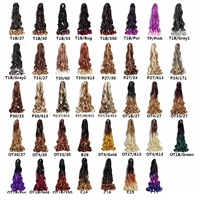 150g Display Loose Body Wave Pony Style Spiral Curl Crochet French Curls Synthetic Extensions High Temperature Curly Braid Hair