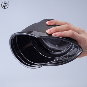 Bát Đựng Súp Mì Dùng Một Lần 38Oz 42Oz 48Oz Bát Nhựa Đựng Thực Phẩm Bát Đựng Salad Màu Đen Có Nắp Trong - Product Image 2