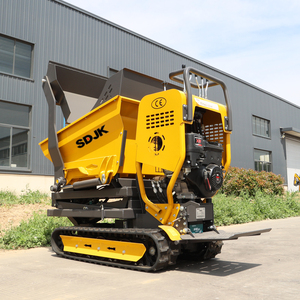 Livraison gratuite, livraison rapide, mini-dumper chenillé chinois 500 kg 800 kg, mini-dumper hydraulique pour travaux agricoles et de construction, petit dumper de jardin - Product Image 1