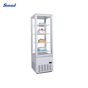 240l Countertop Displays Four Glass Sided <b>Fridge</b> Candy Showcase Dss-239w4 Countertop Showcase - Product Image 3