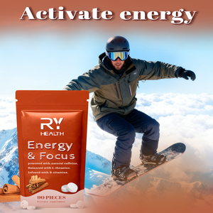Hot Selling Cognitive Brain Supplement für Erwachsene Natürliche Koffein quelle Zuckerfrei für den täglichen Gebrauch Energie und Fokus Mints - Product Image 5