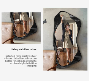 Specchio da Parete a Figura Intera Moderno e Lussuoso per <span class=keywords><strong>Ingresso</strong></span>, Design Irregolare in Stile Art Déco - Product Image 5