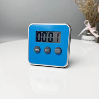 Timer Dapur Digital Magnetik Kuat 2 in 1, Pengingat Waktu Memasak 100 Menit dengan Braket, Laris Terjual