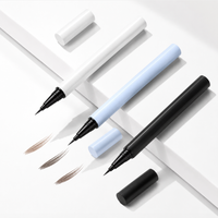 Delineador de Ojos Líquido Vegano de Punta Fina, Resistente al Agua, de Larga Duración y Secado Rápido, Efecto Microblading, Profesional, para Salón de Belleza, Superventas