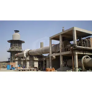 China Supplier Building Material Active Lime Cement Clinker Rotary Kiln