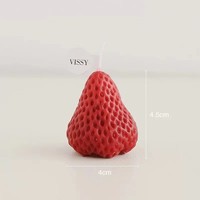Noël Netflix bougies à la fraise gâteau d'anniversaire plug-in créatif veille bougies parfumées à la fraise