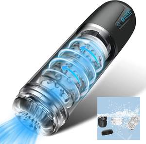LIL MERMAID Rotierender Saugnapf-Masturbator für Männer Weicher TPE-Silikon Elektrische Taschenvagina Automatischer Massagestab Sexspielzeug - Product Image 1