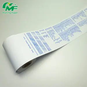 Blue Image Thermal Paper Rolls 80x70mm For Pos Machine Or ATM