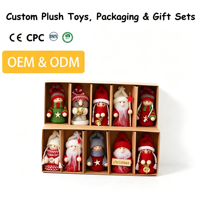 Jouets en peluche pour enfants en gros, cadeaux personnalisés, ensembles Père Noël, calendrier de l'avent de Noël, boîte mystère, service personnalisé tout-en-un