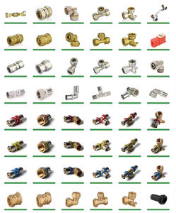 IFAN OEM échantillon gratuit <span class=keywords><strong>G</strong></span> BSP fileté TH U Type HVAC 1216mm 1620mm 2026mm 2632mm plomberie chauffage par le sol en laiton PEX raccord à pression - Product Image 2