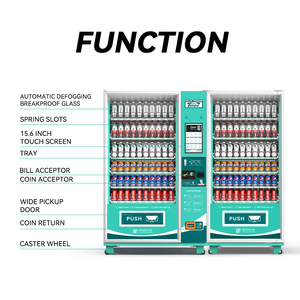Trung Quốc QR Mã Thanh Toán Máy bán hàng tự động thương mại nhỏ Ý Tưởng Kinh Doanh Combo <span class=keywords><strong>Snack</strong></span> và đồ uống Máy bán hàng tự động - Product Image 6