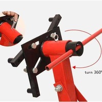 Table rotative mobile pour le démontage et l'entretien des moteurs diesel et des boîtes de vitesses d'automobiles