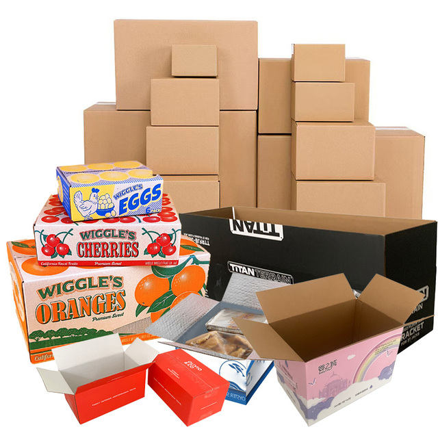 Hot Selling Factory Custom Design Manufacturer Corrugated Cardboard Moving Carton Shipping Box Carton Box