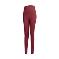Nouveau Legging de Yoga et de Sport Sans Couture, Taille Haute, Amincissant, Effet Push-up Fessier, en Spandex/Nylon, Longueur Cheville, pour Course à Pied et Fitness, Modèle International