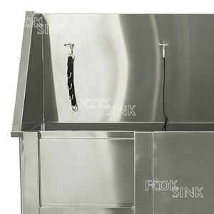 حوض استحمام مخصص بتصميم جديد ، حوض استحمام للكلاب ، حوض غسيل للكلاب من الفولاذ المقاوم للصدأ ، أحواض كبيرة للحيوانات الأليفة - Product Image 4