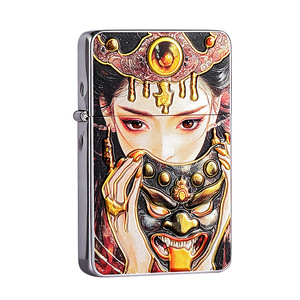 Encendedor de Queroseno ZORRO/Zorro Z820-F601, de Latón Chapado en Oro, Resistente al Viento, Estilo Ejecutivo de Alta Gama, Éxito de Ventas en <span class=keywords><strong>TikTok</strong></span> y Kwai - Product Image 1