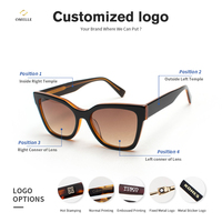 Lunettes de soleil de luxe Omelle pour femmes, haute qualité, protection UV400, personnalisables