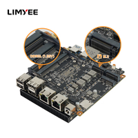 Carte mère industrielle personnalisée LIMYEE I5-6300U/7300U 2LAN DP HDMI 2DDR3L 1M.2 M Key/ SATA / NVME Intel 6/7/7.5e génération Mini-itx