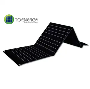 Toenergy 100W Etfe Lamineren Opvouwbaar Zonnepaneel Tas Voor Draagbare Power Station En Zonne-energie Systeem