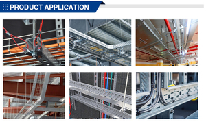 TOPFIX T3 chemin de câbles en aluminium en acier au carbone pour la gestion des câbles réseau de Construction de <span class=keywords><strong>bureau</strong></span> télécom centre de données - Product Image 6