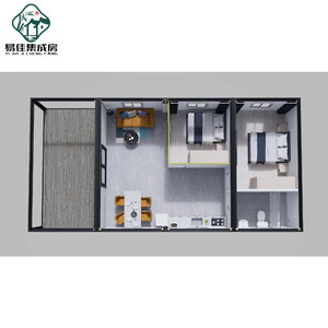 Casa Contenedor Desmontable Yi Jia Ji Cheng Fang, Grosor Estándar, Diseño Minimalista Rectangular para Oficina y Vivienda - Product Image 4