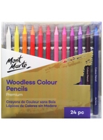 Crayons de couleur sans bois Mont Marte, lot de 24 crayons de couleur