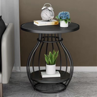 Table console en fer de style européen |   Table d'appoint moderne et compacte pour salon et chambre à coucher