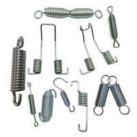 Ressorts de traction en acier au carbone personnalisés, haute résistance à la fatigue, pour équipement mécanique, gauche/droite, noirs