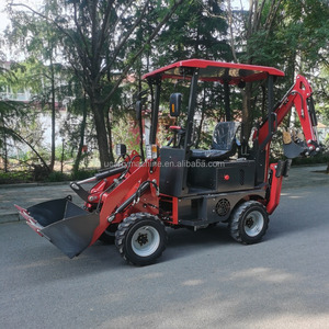 Zeer Efficiënte Mini Graafmachine Wiellader Bewegende Type Diesel/Benzine/Elektrische Backhoe Motor Pomp Plc 1 Jaar Garantie - Product Image 4