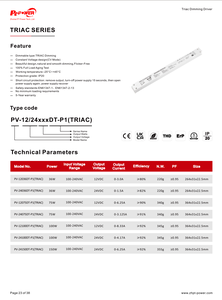 150W CV Plastic TRIAC Dimmable <b>LED</b> Strips Driver Flicker Free IP20 Non-Waterproof <b>LED</b> Power Supply 100-240VAC-DC <b>LED</b> <b>Lighting</b> - Product Image 6