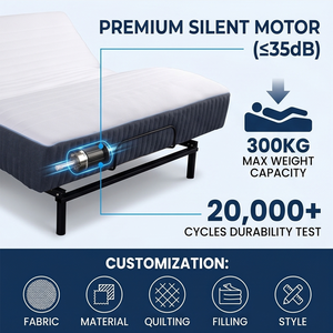 Colchón Inteligente Ajustable y Silencioso con Operación por Aplicación y Alarma Inteligente, Alivio de Presión Corporal Completo y Elevación sin Ruido para un Mejor Sueño - Product Image 4