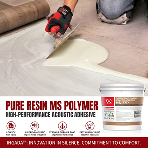 Scellant polymère INGADA MS à séchage rapide pour la construction, collage de tapis et de sols, 15 kg - Product Image 2
