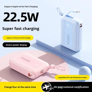 35W 30000mAh công suất cao Li-Polymer ngân hàng điện với được xây dựng trong cáp siêu nhanh Sạc 45W công suất cao đầu ra phổ ổ cắm - Product Image 3