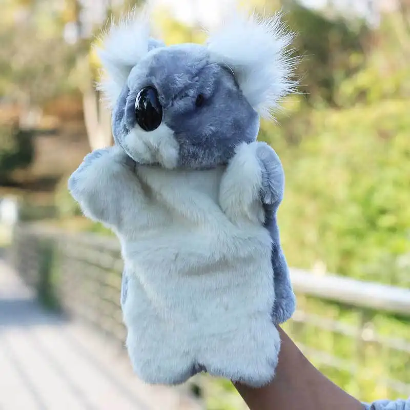 Australian Koala Koala Fantoche Animais Fantoche de Mão de Pelúcia Macia Pelúcia Brinquedo Fingir Jogar Meia Contação de Histórias Para Venda