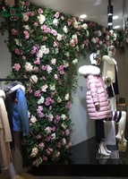 Premier jardin Rose hortensia fleur artificielle plante irrégulière panneau mural scène de mariage toile de fond maison hôtel halls décoration