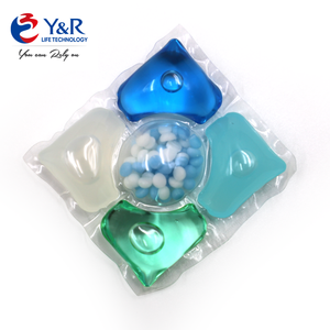 Capsules de lessive 5 en 1 sans <span class=keywords><strong>eau</strong></span> de <span class=keywords><strong>Javel</strong></span> avec adoucissant, protecteur de couleur et détachant - Product Image 1