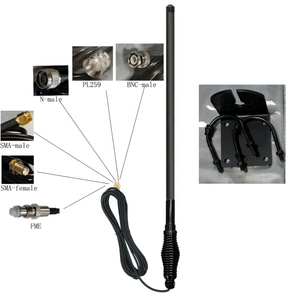 Antenne de voiture en fibre de verre robuste CB VHF UHF V/U double bande 4G 5G, antenne tout-terrain 4x4 pour Toyota - Product Image 2