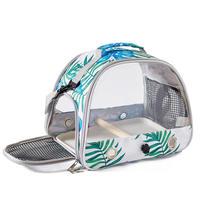 Cage de voyage pliable respirante en tissu Oxford avec fermeture éclair pour petits animaux, sac à dos et sac de transport portable pour oiseaux
