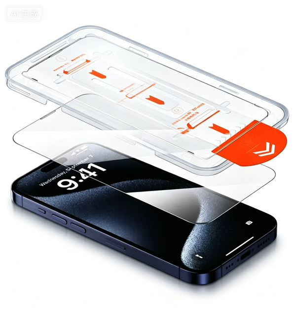 Magic Box Screen Protector for iPhone 18 17 16 15 14 13 12 Pro Max Easy Install Full Cover Shatterproof 9H Tempered Glass