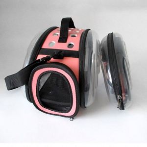 Échantillon gratuit, vente en gros, sac de transport pour animaux de compagnie, chien, chat, portable, transparent, respirant, pour extérieur - Product Image 5