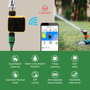 Système d'arrosage automatique solaire WiFi avec minuterie, vanne d'arrosage de jardin avec contrôle intelligent par application Tuya Smartlife - Product Image 2