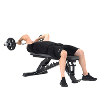 Banc de musculation réglable pour haltères, usage commercial et domestique, vente chaude