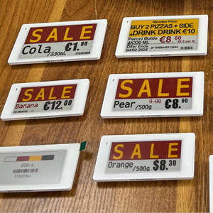 Étiquette de prix électronique ESL pour supermarché, 2,13 pouces, Bluetooth, encre électronique, étiquette de rayonnage électronique - Product Image 1