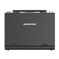 Commutateur vidéo multi-format portable 13,3 pouces SDI vers HDMI, boîtier métallique avec sorties SDI et HDMI multivues