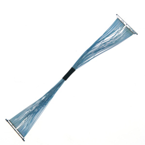 Hoogwaardige DF56 26/30/40/50-pins 0,3 mm pitch LVDS coaxiale kabel op maat gemaakte lengte EDP display verbindingskabel - Product Image 2