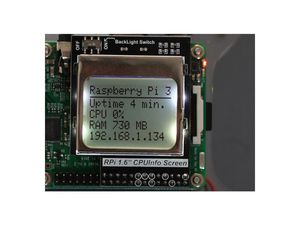 1.6 inch 84x48 LCD nhỏ cho Raspberry Pi 3.3V bao gồm một công tắc đèn nền có thể bật/tắt đèn nền bất cứ lúc nào SKU or0016lcd - Product Image 5