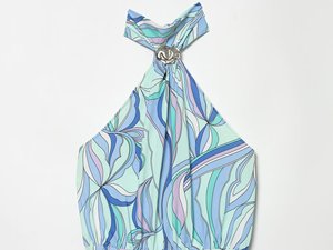 PB&ZA Ingrosso Nuova Collezione Estiva Abbigliamento Donna, Stile Ins, Collo Alto, Senza Maniche, Plissettato, Gonna Svasata, Vestito con Scollo all'Americana 1319069 - Product Image 3